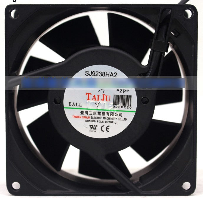 SANJU SJ9238HA2 220/240V 0.10A 2wires cooling fan SANJU SJ9238HA2 220/240V 0.10A 2wires cooling fan